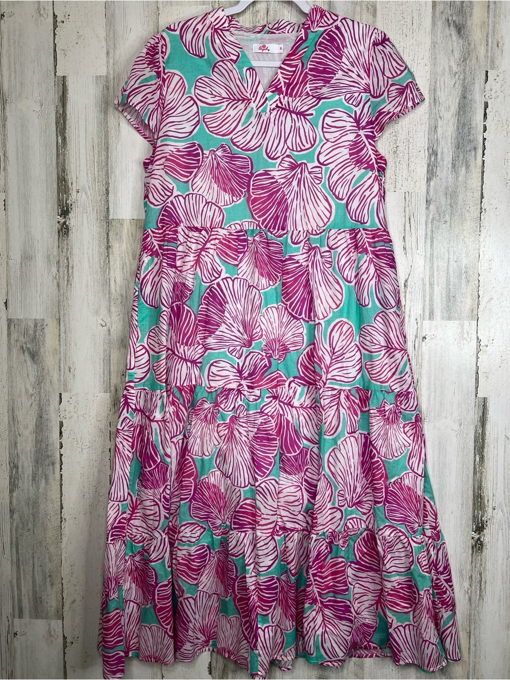 Aryeh Maxi‎ Dress Womens XL Resort Vacation